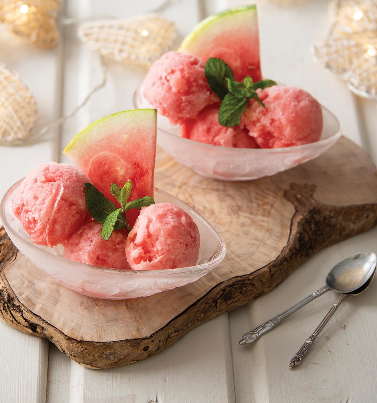 This vegan watermelon and mint sorbet is refreshing and easy to make